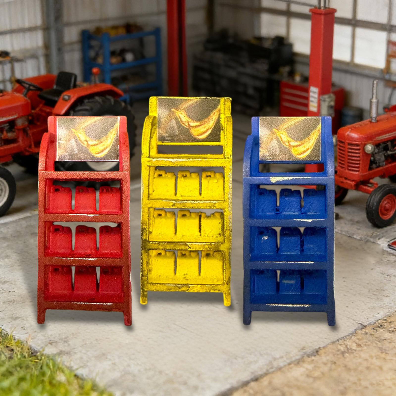 Auto Repair Shop Photos - 1:64 自動車オイルラックモデル写真小道具装飾品リアルな自動車修理工場シーン装飾自動車修理ジオラマアクセサリー DIY シーン用