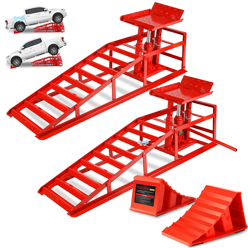 Hydraulic Car Lift - ヘビーデューティー3トン滑り止め車両油圧式ホームガレージ車修理・メンテナンスリフトツール油圧式カーランプ