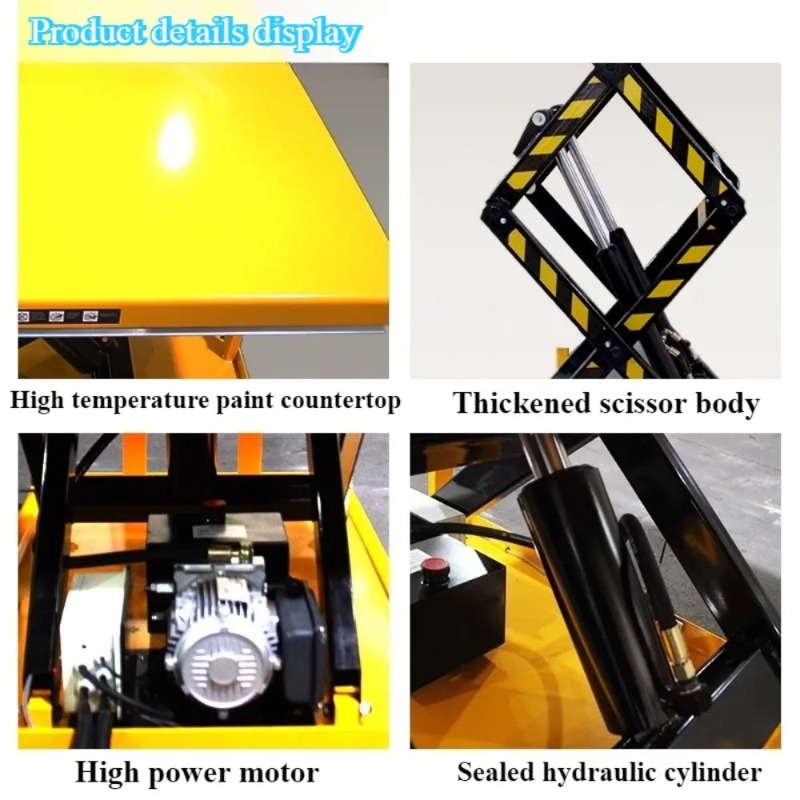 電動油圧式移動自動シザー型固定リフトテーブル小型カーリフト昇 - Hydraulic Car Lift のレビューと価格
