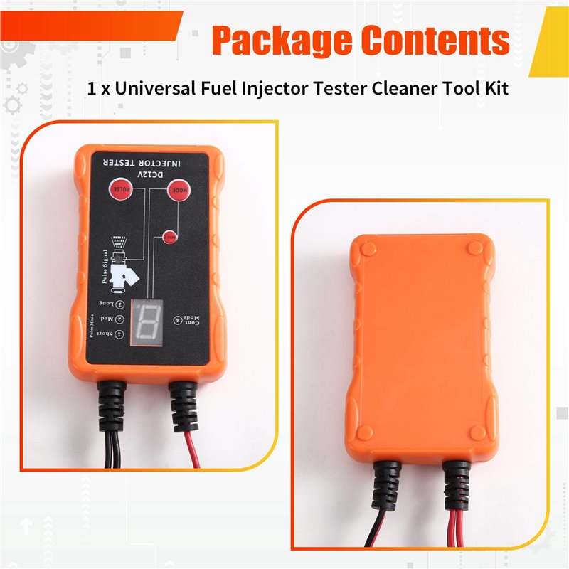 2つの燃料インジェクター用DIYクリーニングツール、ユニバー - Fuel Injector Tester のレビューと価格
