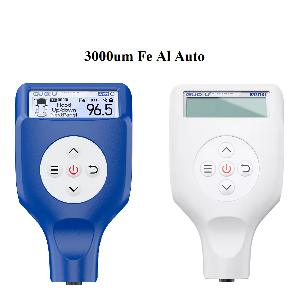    0-3000μm 0.1μm Fe NFe プローブ - Paint Thickness Gauge のレビューと価格