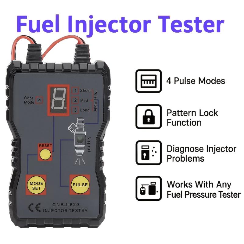 車用燃料噴射装置テスター ポータブル 4パルスモード 燃料シ - Fuel Injector Tester のレビューと価格