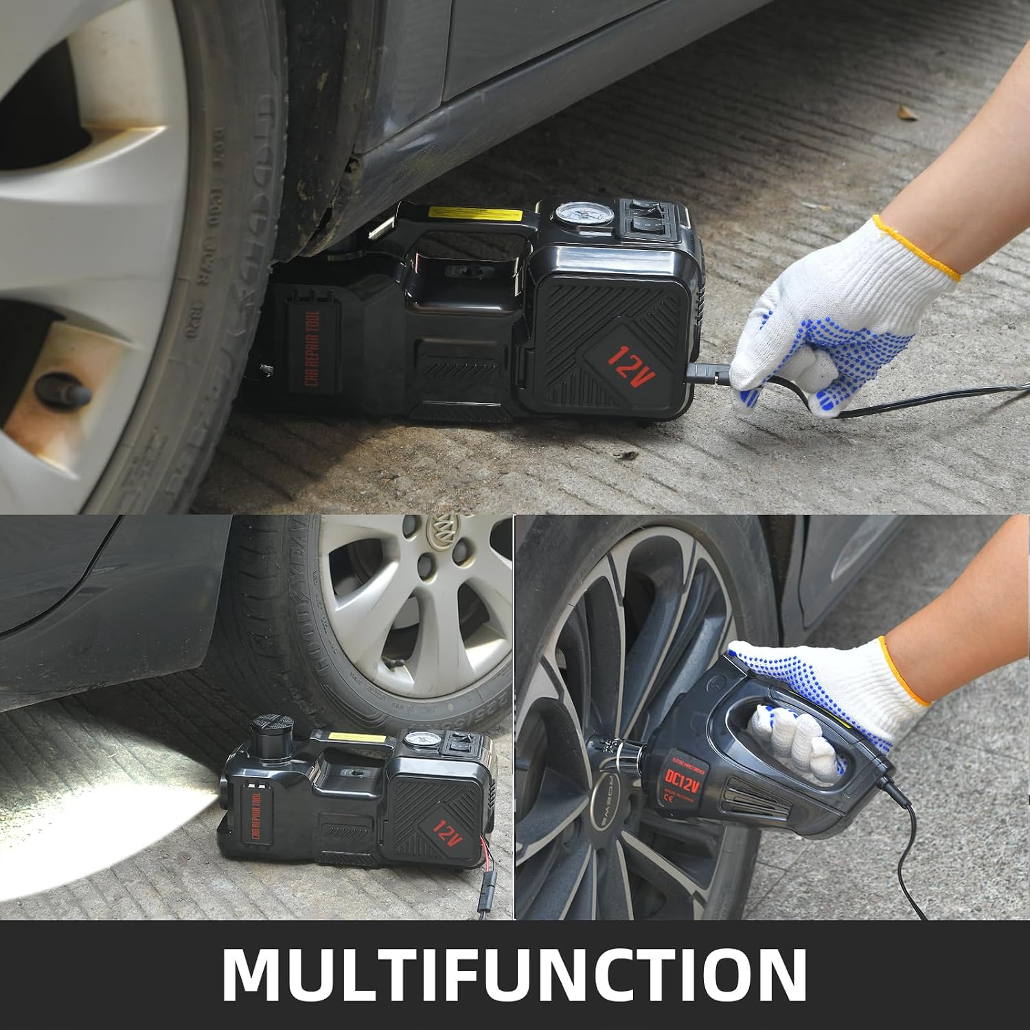 電動カージャッキキット 5トン 12V 電動フロアジャッキ  - Hydraulic Car Lift のレビューと価格