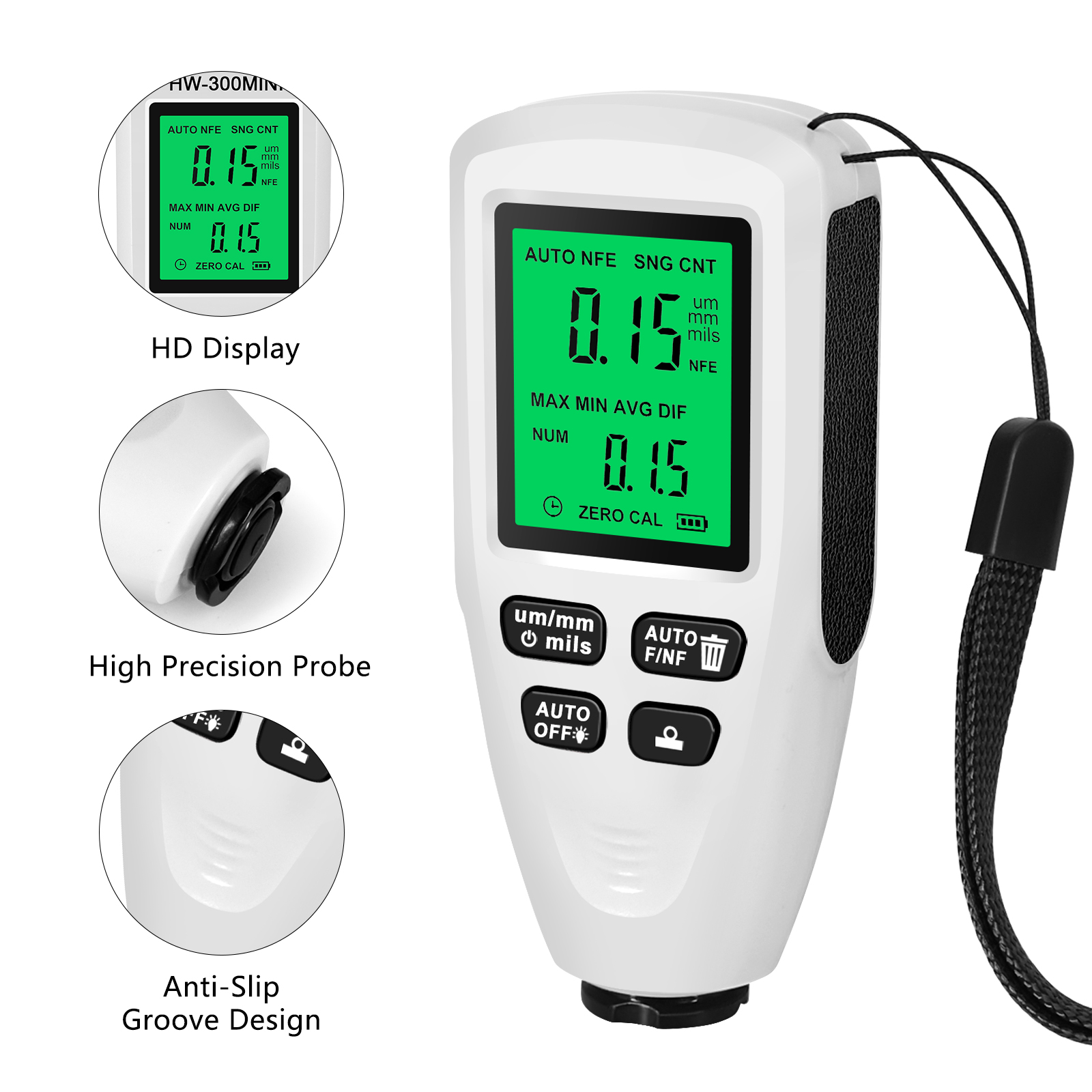 自動車の厚さゲージの車のペイントテスター厚さ計超正確な0.1 - Paint Thickness Gauge のレビューと価格