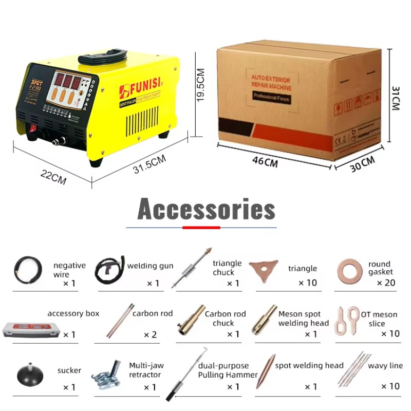 F230自動車修理機器工場電動デントプーラースポット溶接機鋼 - Dent Repair Puller のレビューと価格
