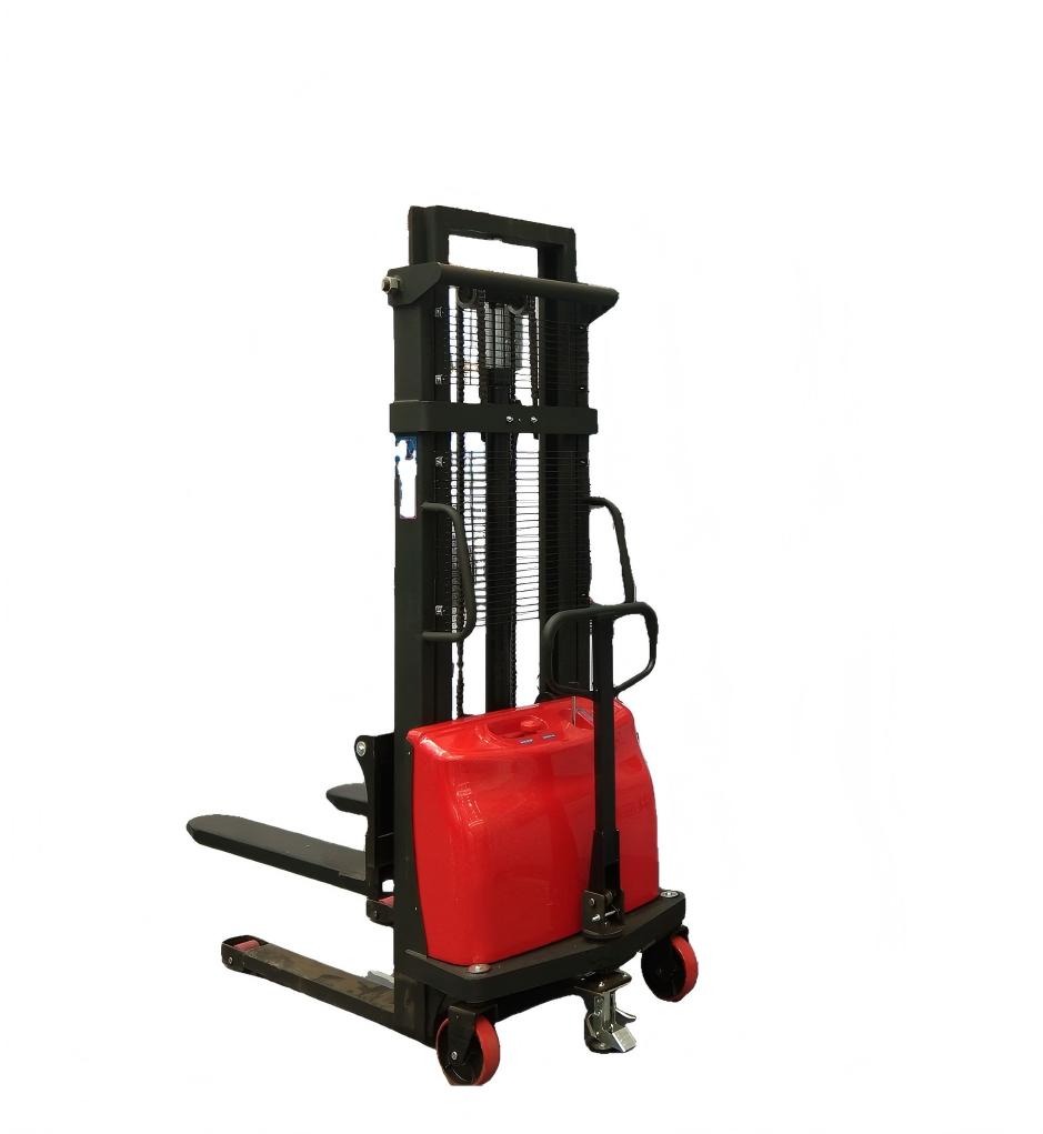 カスタマイズされた半電動スタッカー24V自動昇降油圧フォーク - Hydraulic Car Lift のレビューと価格