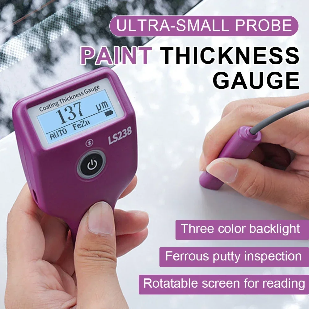 デジタル塗装厚さ計,自動車塗装厚さ試験機,小型プローブ,高精 - Paint Thickness Gauge のレビューと価格