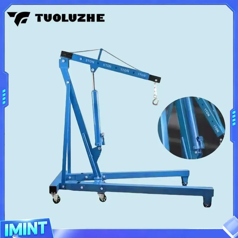 2トン折りたたみ式青色自動車エンジンリフティングツール油圧ク - Hydraulic Car Lift のレビューと価格
